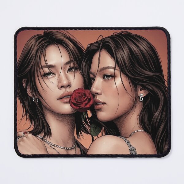 Item preview, EmiBonnie Rosy Lips Thai GL Series Actress Lgbtq+ Comic Book Art Home Wall Decor Print Poster Pride TV Series Movie Music designed and sold by Mind Space.