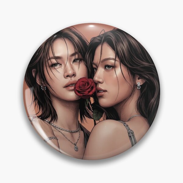 Item preview, EmiBonnie Rosy Lips Thai GL Series Actress Lgbtq+ Comic Book Art Home Wall Decor Print Poster Pride TV Series Movie Music designed and sold by Mind Space.