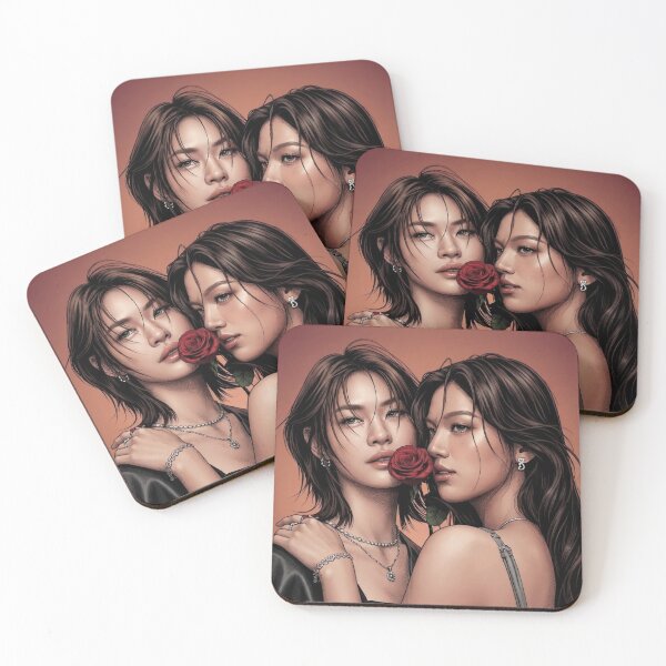 Item preview, EmiBonnie Rosy Lips Thai GL Series Actress Lgbtq+ Comic Book Art Home Wall Decor Print Poster Pride TV Series Movie Music designed and sold by Mind Space.