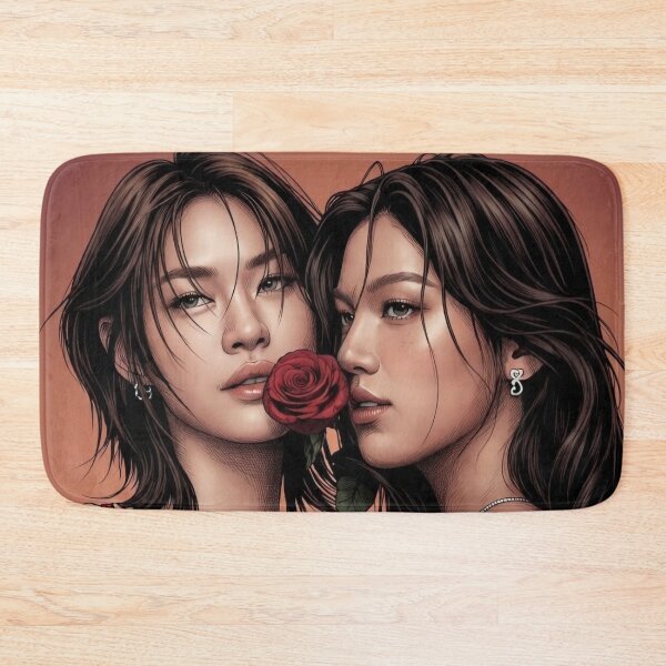 Item preview, EmiBonnie Rosy Lips Thai GL Series Actress Lgbtq+ Comic Book Art Home Wall Decor Print Poster Pride TV Series Movie Music designed and sold by Mind Space.