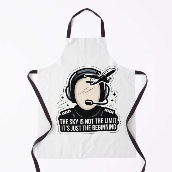 Item preview, Pilot's Headset with Motivational Aviation Quote designed and sold by NiftyWrx.