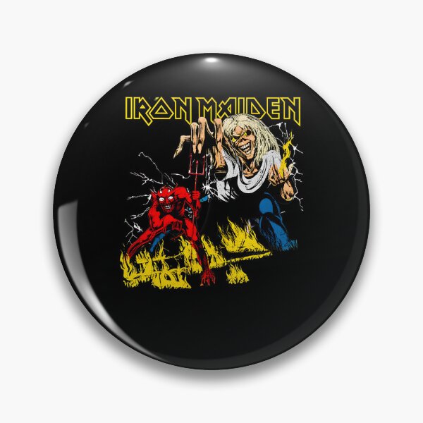 Item preview, Maiden Eddie Devil Flames Heavy Metal designed and sold by Rafiqrafisqy.