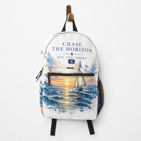 Item preview, Chase the Horizon – Sunset Sailing & Ocean Watercolor Design designed and sold by NAUSPHERAL.