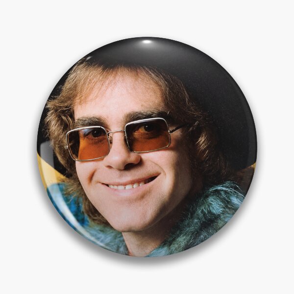 Item preview, Elton John in a Cowboy Hat – Colorful 1970s Portrait designed and sold by LuluLeb.