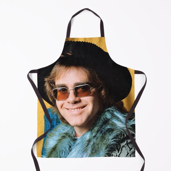 Item preview, Elton John in a Cowboy Hat – Colorful 1970s Portrait designed and sold by LuluLeb.