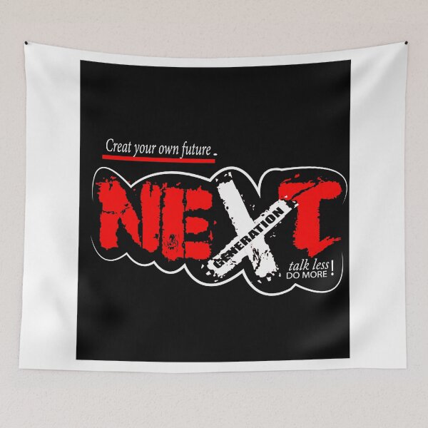 Item preview, Next Generation Create Your Own Future Typography T-Shirt Design – Talk Less Do More Grunge Graphic designed and sold by Carftora786.