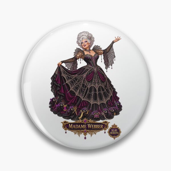 Item preview, SLAY QUEENS — A Haunted Drag Extravaganza - ⭐ Madame Webber ⭐ designed and sold by WheelieGdArt.