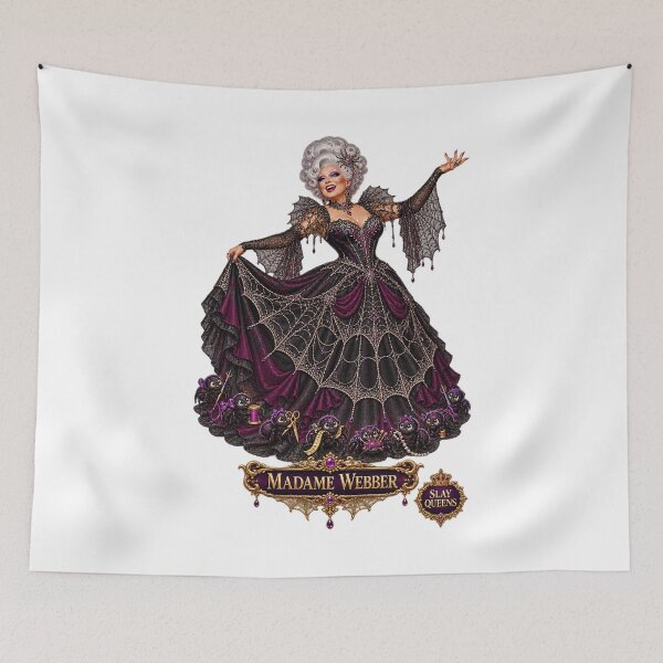 Item preview, SLAY QUEENS — A Haunted Drag Extravaganza - ⭐ Madame Webber ⭐ designed and sold by WheelieGdArt.