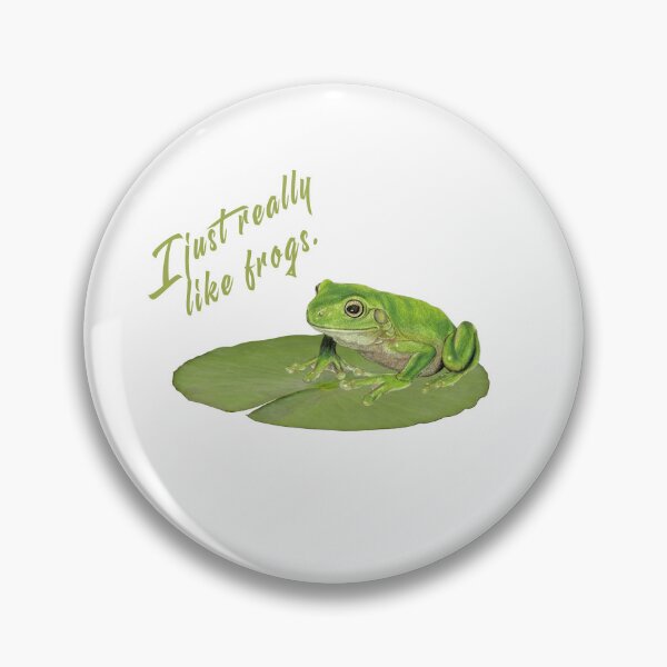 Item preview, Green frog and lily pad designed and sold by OnaleeNicklinArt.
