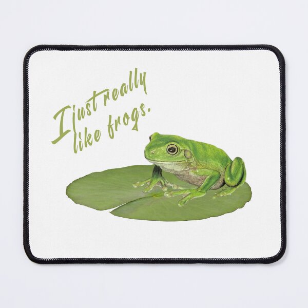 Item preview, Green frog and lily pad designed and sold by OnaleeNicklinArt.