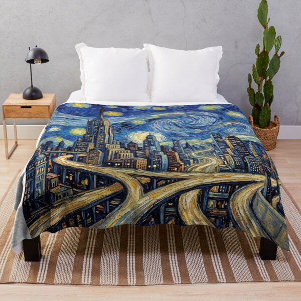 Item preview, Metropolis Starry Night Movie Landscape designed and sold by Bad-Decisions-Designs.