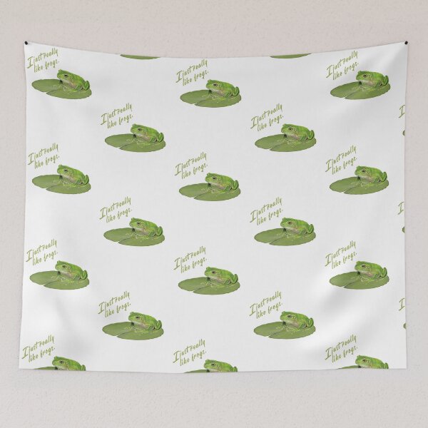 Item preview, Green frog and lily pad designed and sold by OnaleeNicklinArt.