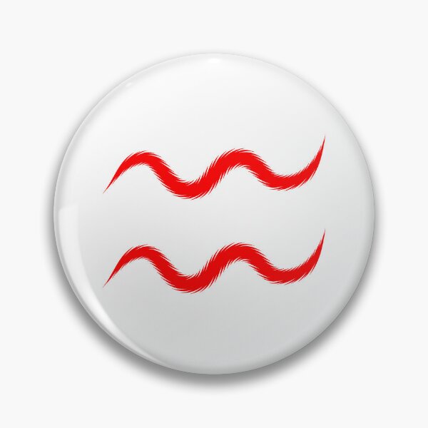 Item preview, Red Aquarius Zodiac Symbol Design designed and sold by pattern-archive.