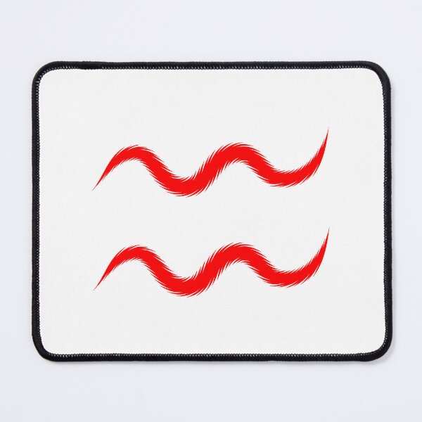 Item preview, Red Aquarius Zodiac Symbol Design designed and sold by pattern-archive.