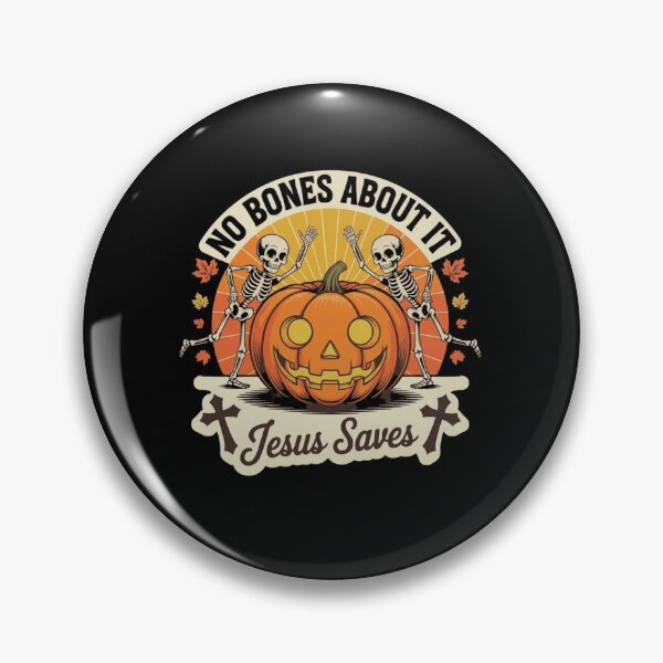 Item preview, No Bones About It Jesus Saves Christian Halloween designed and sold by haitrieuic96.