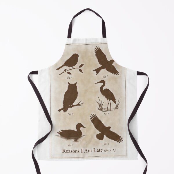 Item preview, Reasons Im Late Bird Field Guide Funny Birder Design designed and sold by ys96.