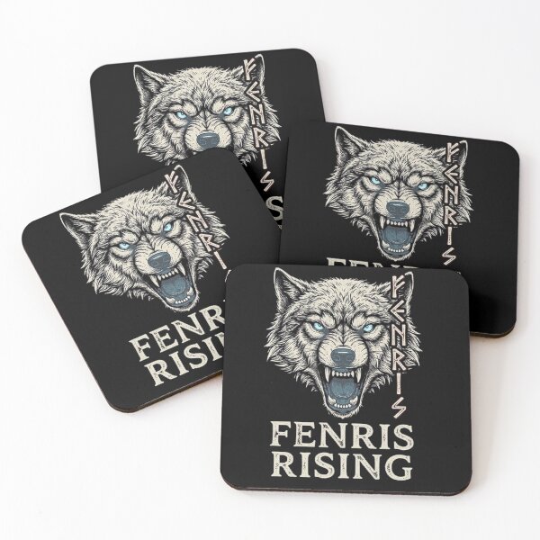 Item preview, Fenrir Wolf – Norse Mythology Viking Illustration designed and sold by Dogandesighn.