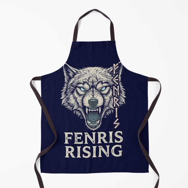 Item preview, Fenrir Wolf – Norse Mythology Viking Illustration designed and sold by Dogandesighn.