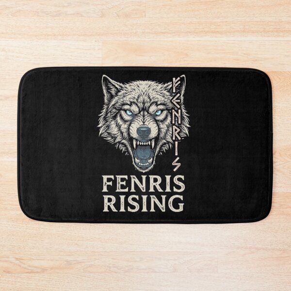 Item preview, Fenrir Wolf – Norse Mythology Viking Illustration designed and sold by Dogandesighn.