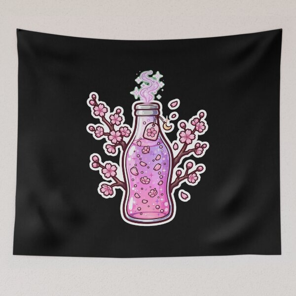 Item preview, Glass Sakura Soda LunaGlow designed and sold by LunaGlow Studio.