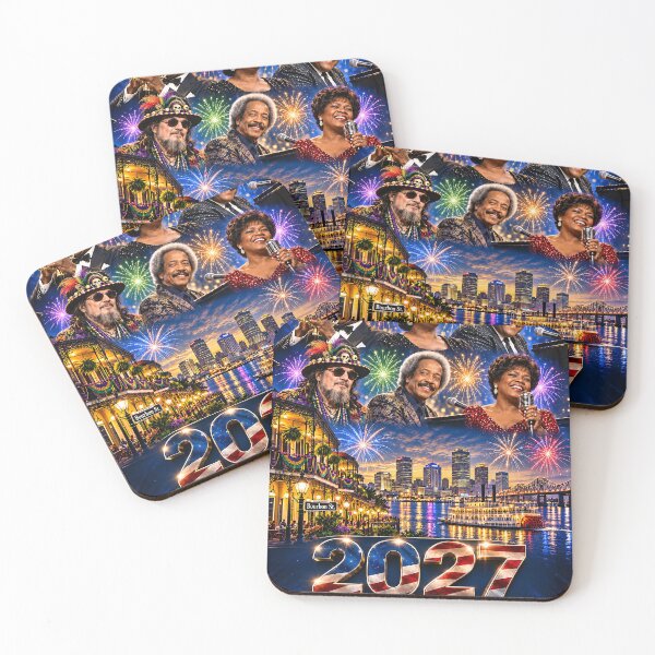 Item preview, 2027 HAPPY NEW YEAR - NEW ORLEANS - French Quarter New Year's Celebration designed and sold by DBM Photo Art 1.