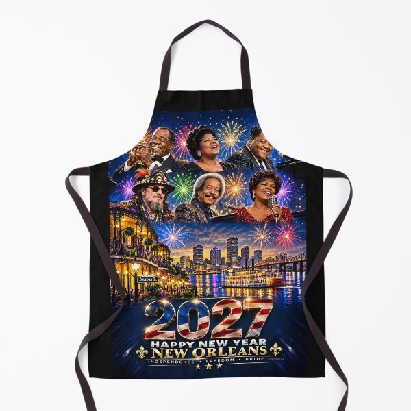 Item preview, 2027 HAPPY NEW YEAR - NEW ORLEANS - French Quarter New Year's Celebration designed and sold by DBM Photo Art 1.
