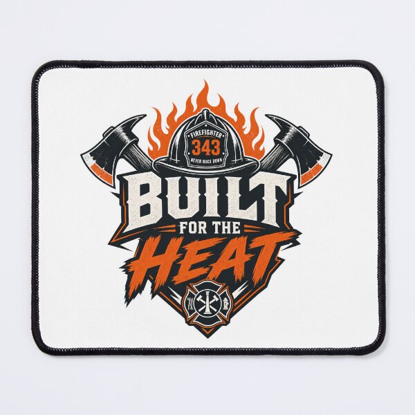 Item preview, Firefighter Built For The Heat Motivational Slogan gift for Firefighter designed and sold by LD ART.