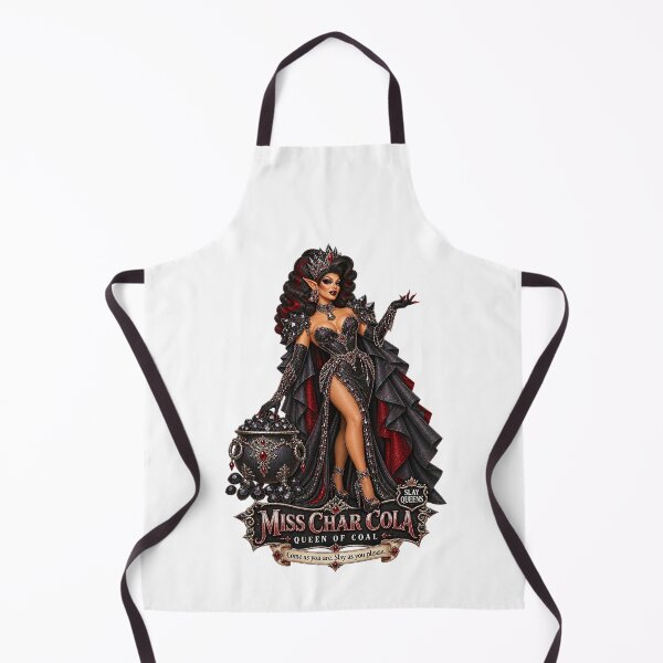 Item preview, SLAY QUEENS — A Haunted Drag Extravaganza - ⭐ Miss Char Cola — Queen of Coal ⭐ designed and sold by WheelieGdArt.