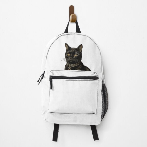 Item preview, Vintage Gothic Black Cat Illustration designed and sold by Impossible Archive.