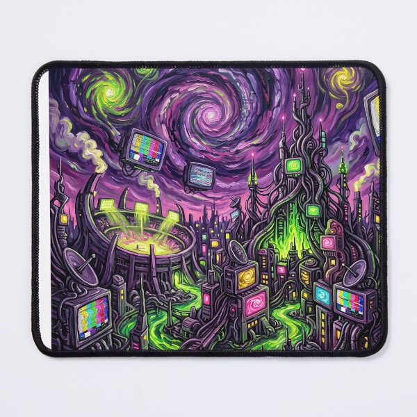 Item preview, Mojoworld Starry Night Comic Landscape designed and sold by Bad-Decisions-Designs.