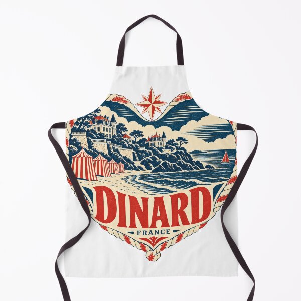 Item preview, Dinard France Travel Souvenir Nautical Woodcut Heart designed and sold by VisualArtsOasis.