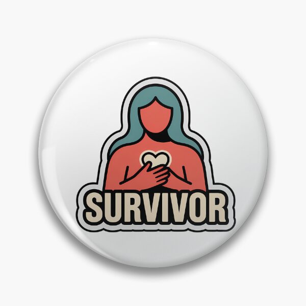 Item preview, Hopeful Survivor Heart Symbol designed and sold by NiftyWrx.