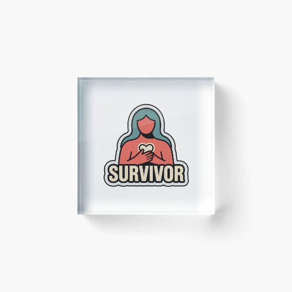 Item preview, Hopeful Survivor Heart Symbol designed and sold by NiftyWrx.