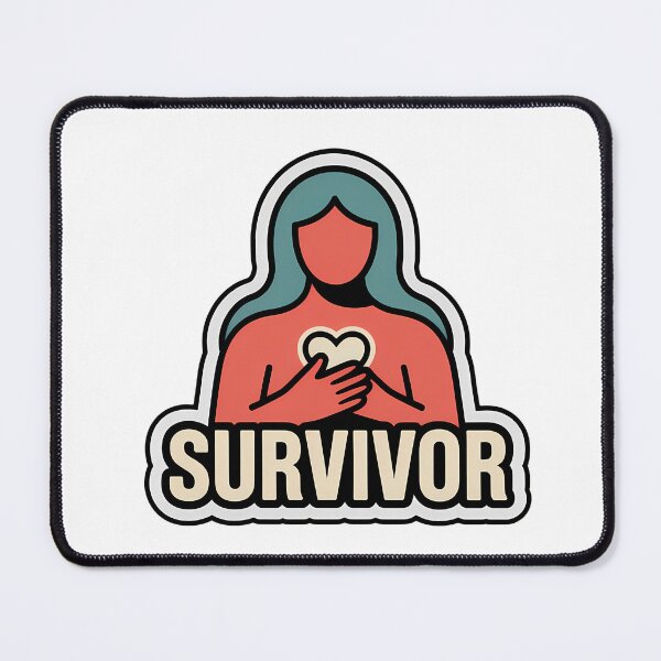 Item preview, Hopeful Survivor Heart Symbol designed and sold by NiftyWrx.