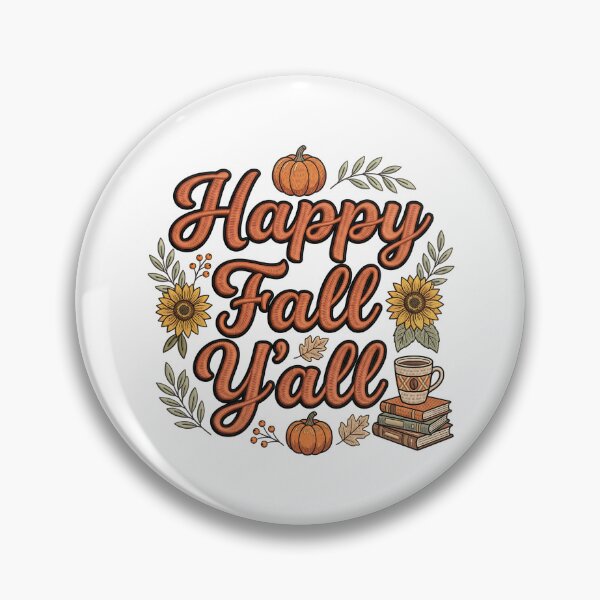 Item preview, Happy fall yall Funny Thanksgiving Pumpkin designed and sold by ArtDesignTp.
