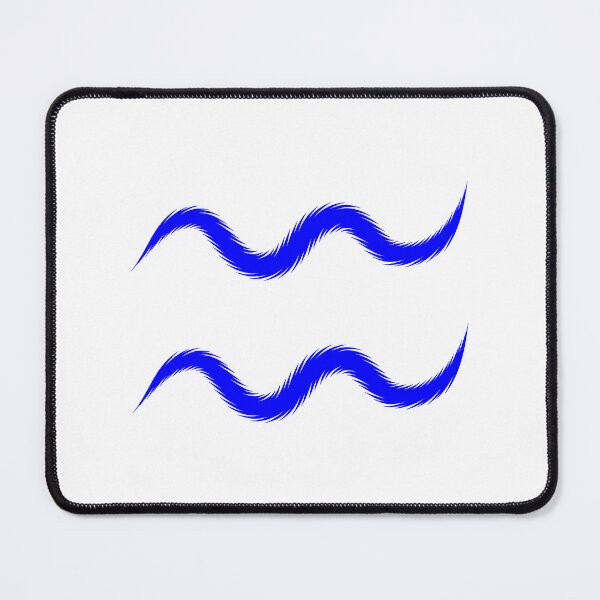 Item preview, Blue Aquarius Zodiac Symbol Design designed and sold by pattern-archive.