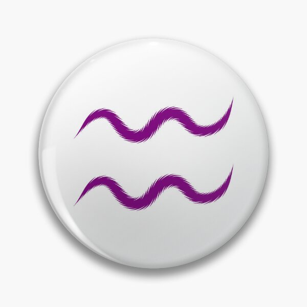 Item preview, Purple Aquarius Zodiac Symbol Design designed and sold by pattern-archive.