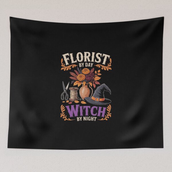 Item preview, FLORIST BY DAY WITCH BY NIGHT designed and sold by jkrphoto.