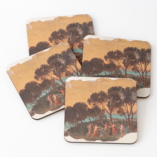 Item preview, Ancient Sunset Rave Fresco - Techno Humor Art designed and sold by codex antique.