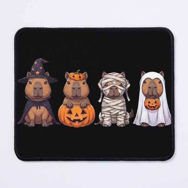 Item preview, Capybara Halloween Witch Dog Pumpkin Spooky Night designed and sold by Anime ⭐⭐⭐⭐⭐.