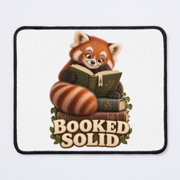 Item preview, Booked Solid Red Panda Reading Club designed and sold by TrendTribeTP.