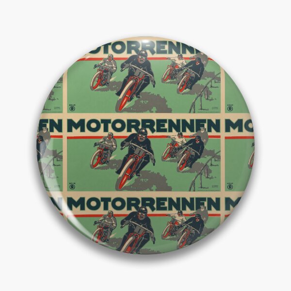 Item preview, Motorrennen Motorcycle Race German Advertisement designed and sold by artofuniverse.