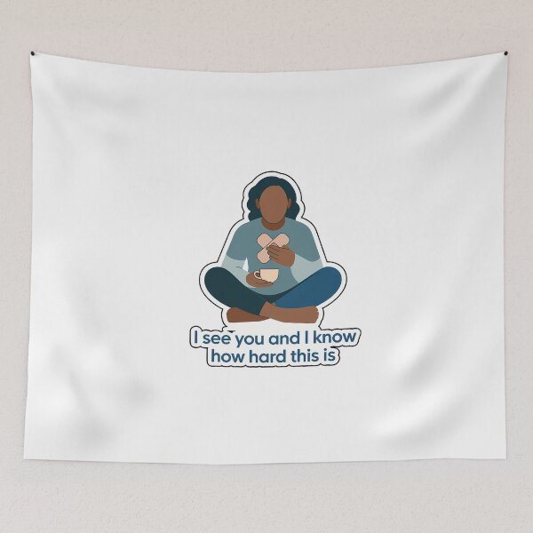 Item preview, Supportive Comfort Quote Art designed and sold by NiftyWrx.