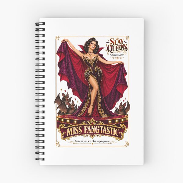 Item preview,  SLAY QUEENS — A Haunted Drag Extravaganza - ⭐ Miss Fangtastic ⭐ designed and sold by WheelieGdArt.