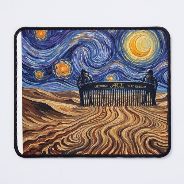 Item preview, Moon Of Vega Starry Night Comedy Landscape designed and sold by Bad-Decisions-Designs.
