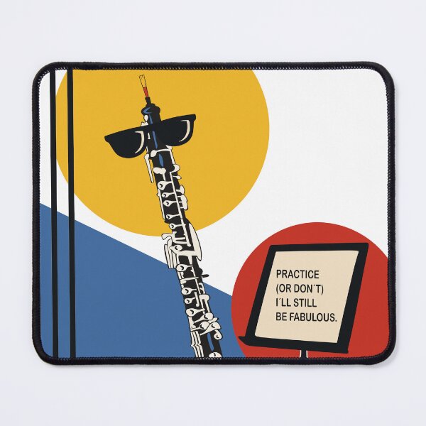 Item preview, Funny Oboe Art Print, Oboist Gift, Oboe Print, Musician Humor Art, Music Teacher Gift, Orchestra Decor, Bauhaus Music Print designed and sold by Studio pod Burom.