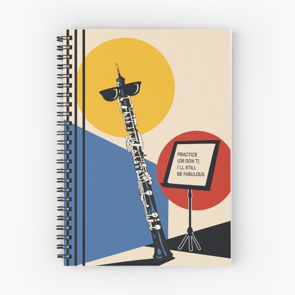 Item preview, Funny Oboe Art Print, Oboist Gift, Oboe Print, Musician Humor Art, Music Teacher Gift, Orchestra Decor, Bauhaus Music Print designed and sold by Studio pod Burom.