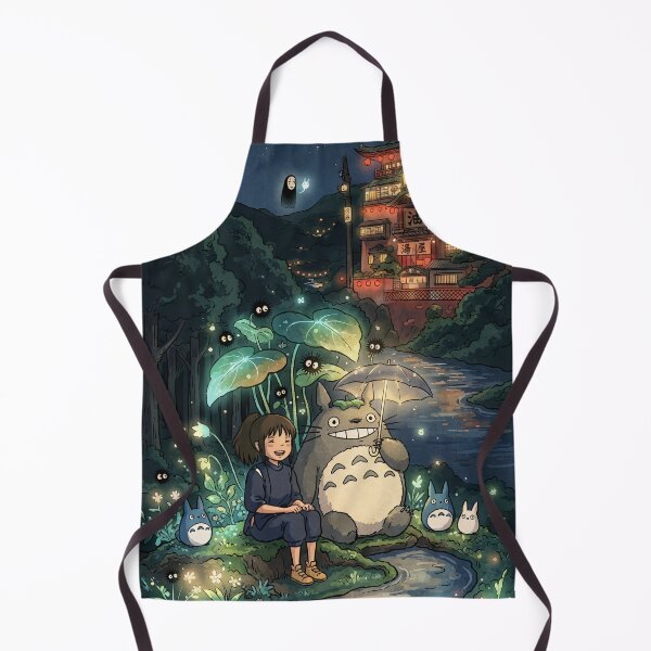 Item preview, A Night of Two Magics Spirited Away Meets Totoro designed and sold by katekrystal.