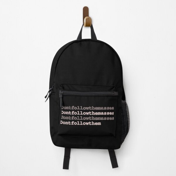 Item preview, Don't Follow The Masses Minimalist Slogan Anti Mainstream Rebel Text Design designed and sold by HYPNK.
