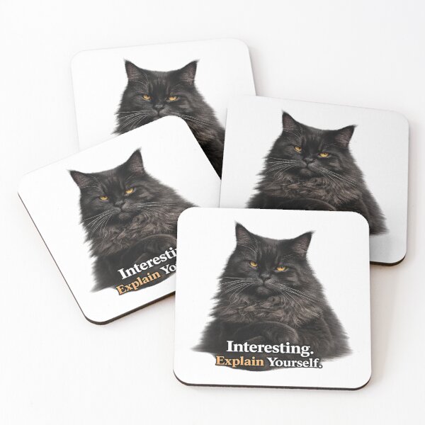 Item preview, Interesting Explain Yourself Sassy Black Cat designed and sold by UvooArt.